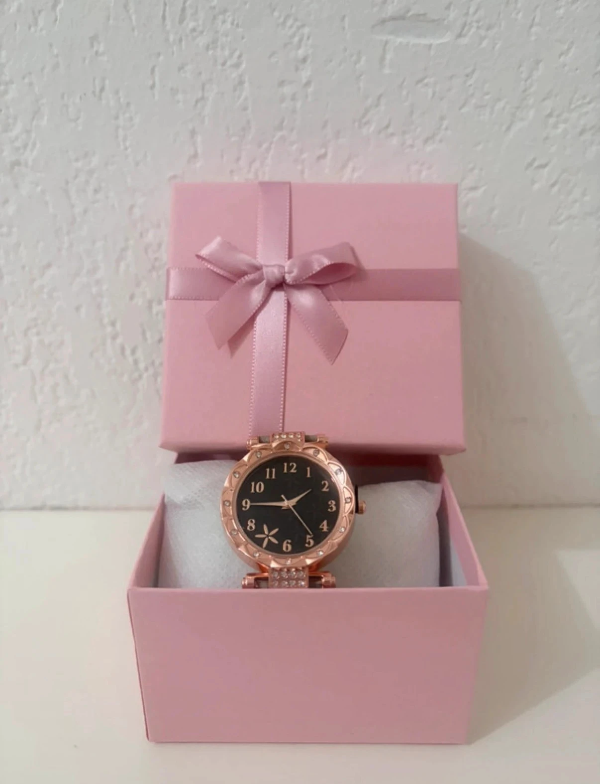 Fantaisie Chic Horloge - Vergulde Behuizing & Muisgrijs Armband – photo 2